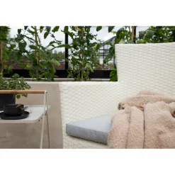 Malina Havestol - Lysegrå,Hvid