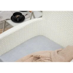 Malina Havestol - Lysegrå,Hvid