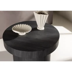 Malung Rund Sofabord Ø80cm - Sort