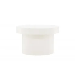 Malung Sofabord Ø80 cm - Hvid