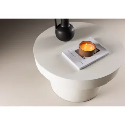 Malung Sofabord Ø80 cm - Hvid