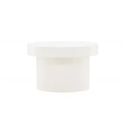 Malung Sofabord Ø80 cm - Hvid