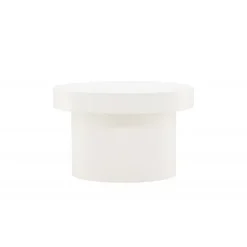 Malung Sofabord Ø80 cm - Hvid