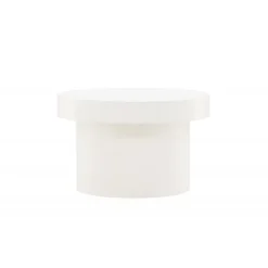 Malung Sofabord Ø80 cm - Hvid