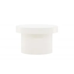 Malung Sofabord Ø80 cm - Hvid