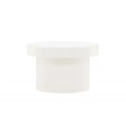 Malung Sofabord Ø80 cm - Hvid