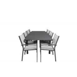 Marbella Loungesæt - Havemøbelsæt - Sort,Grå