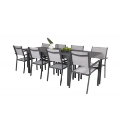 Marbella Loungesæt - Havemøbelsæt - Sort,Grå