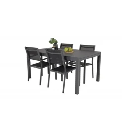 Marbella Loungesæt - Havemøbelsæt - Sort