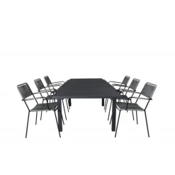 Marbella t Loungesæt - Havemøbelsæt - Sort,Grå