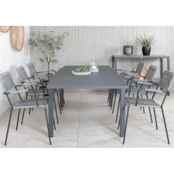 Marbella t Loungesæt - Havemøbelsæt - Sort,Grå