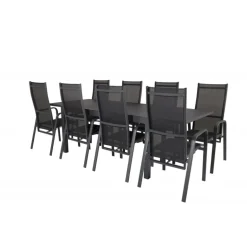 Marbella t Loungesæt - Havemøbelsæt - Sort