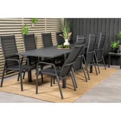 Marbella t Loungesæt - Havemøbelsæt - Sort