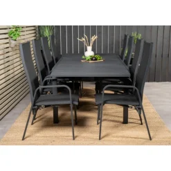 Marbella t Loungesæt - Havemøbelsæt - Sort