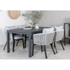 Marbella t Loungesæt - Havemøbelsæt - Sort,Grå