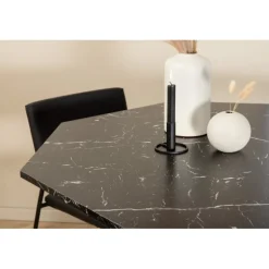 Marbs Rundt Spisebordssæt - Sort