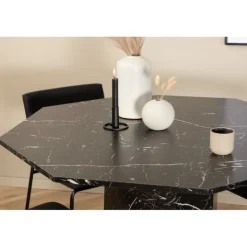 Marbs Rundt Spisebordssæt - Sort