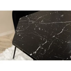 Marbs Rundt Spisebordssæt - Sort