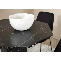 Marbs Rundt Spisebordssæt - Sort