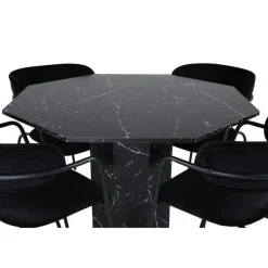 Marbs Rundt Spisebordssæt - Sort