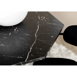 Marbs Rundt Spisebordssæt - Sort