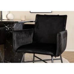 Marbs Rundt Spisebordssæt - Sort