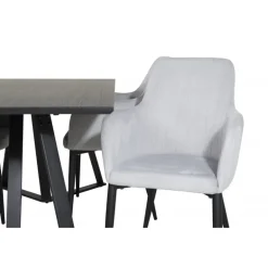 Marina e Spisebordssæt - Sort og Grå