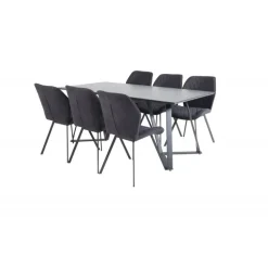 Marina e Spisebordssæt - Sort