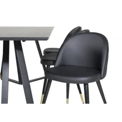 Marina e Spisebordssæt - Sort