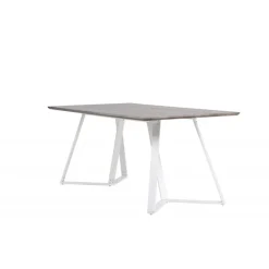 Marina Spisebord - Grå og Hvid