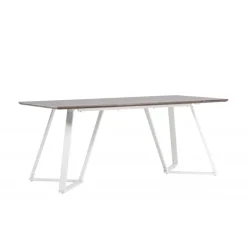 Marina Spisebord - Grå og Hvid