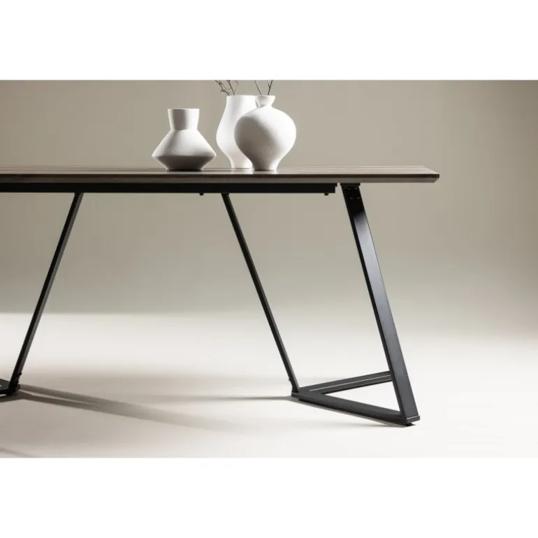 Marina Spisebord - Sort og Grå