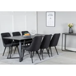 Marina Spisebordssæt - Sort