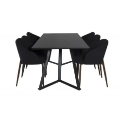 Marina Spisebordssæt - Sort