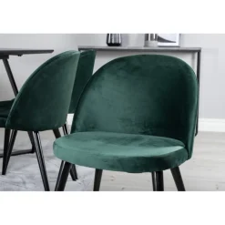 Marina Spisebordssæt - Sort og Grøn