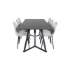 Marina Spisebordssæt - Sort og Grå