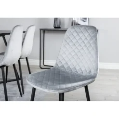 Marina Spisebordssæt - Sort og Grå