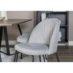 Marina Spisebordssæt - Sort og Grå