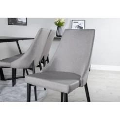 Marina t Spisebordssæt - Sort og Grå