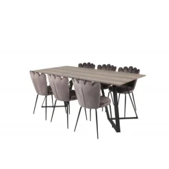 Marina t Spisebordssæt - Sort og Grå