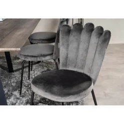 Marina t Spisebordssæt - Sort og Grå