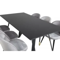 Marina t Spisebordssæt - Sort og Grå