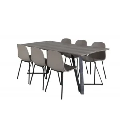 Marina t Spisebordssæt - Sort og Grå