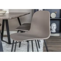 Marina t Spisebordssæt - Sort og Grå