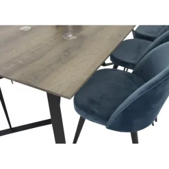 Marina t Spisebordssæt - Sort og Blå og Grå