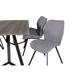Marina t Spisebordssæt - Sort og Grå