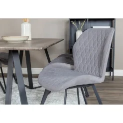 Marina t Spisebordssæt - Sort og Grå