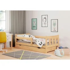 MARINELLA børneseng med skuffe 80x160cm - Eg