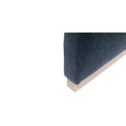 Mark vendbar sovesofa m. puffer - Blå Inari 80