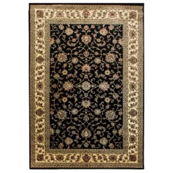 Marrakesh Orientalsk tæppe Orientalisk - Sort
